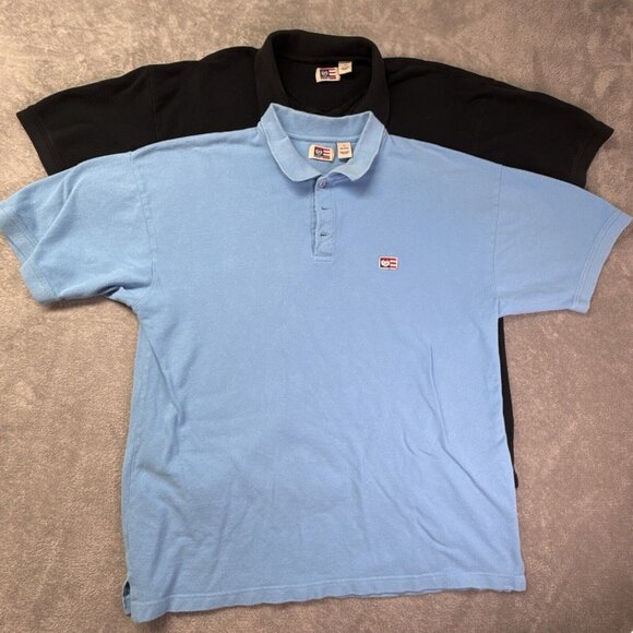 Polo Other - Phat Farm Classic Polo‎ Shirt 2XL/ Black  And Blue Shipped  promptly Qty 2